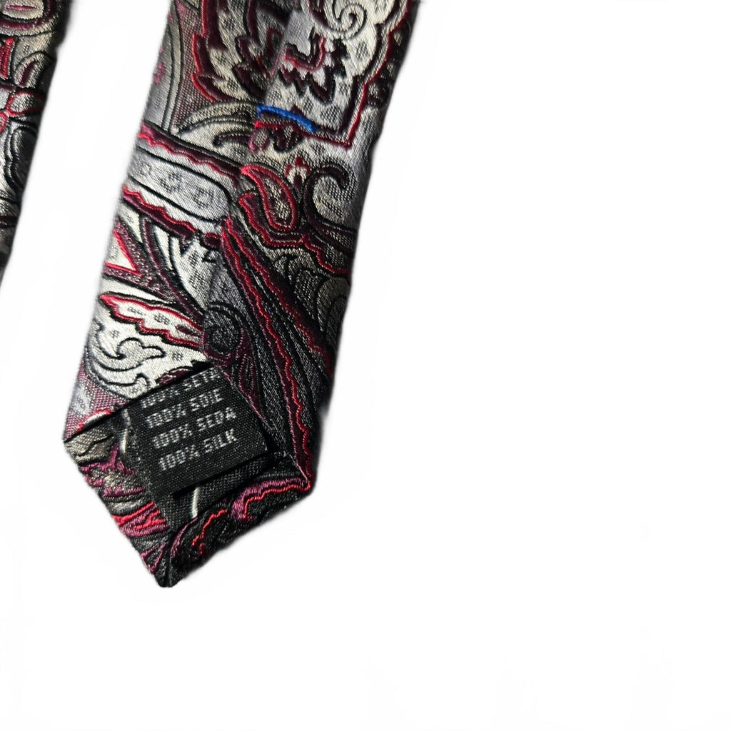 Villini Multi-Color Silk Necktie – Elegant and Versatile Formal Accessory