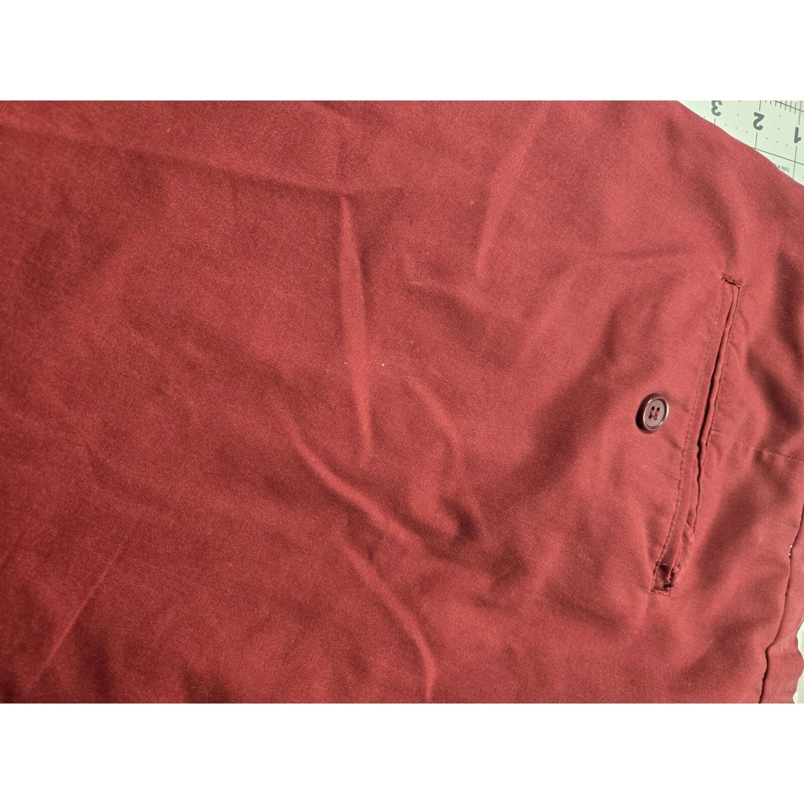 VTG 70s 80s Haband Men's Size 38 Red Flat Front Disco Dress Pants Slacks Size 38