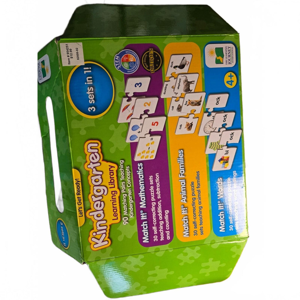 Let's Get Ready!Kindergarten 3-in-1 Learning Library Set