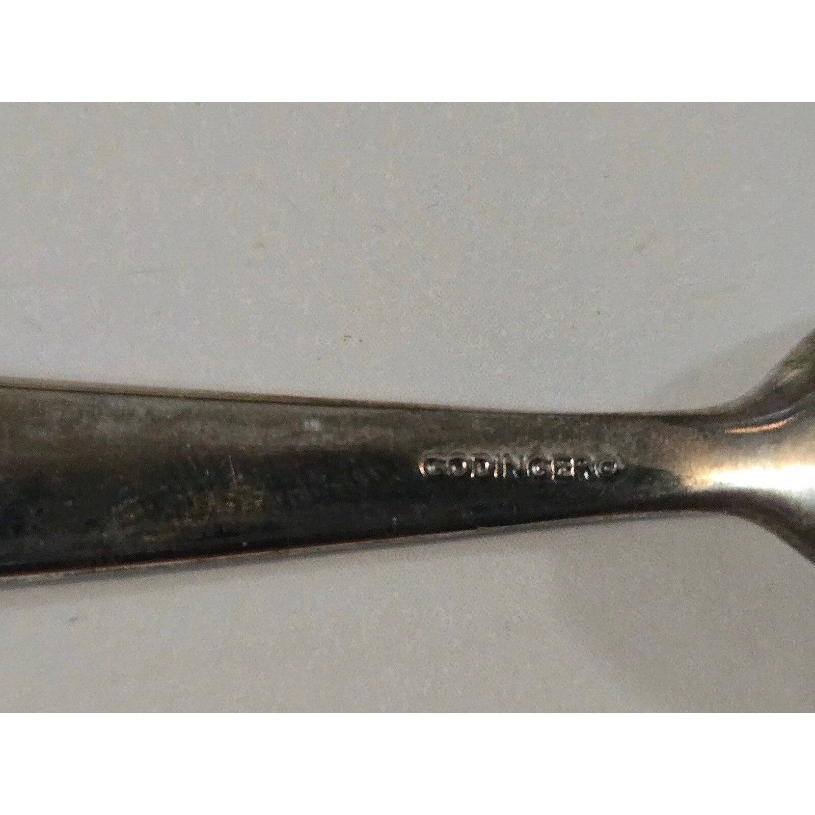 Vintage Godinger Silver Art Co. Silverplated Demitasse Spoon - Elegant Collectib
