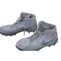 Nike Air Jordan Baseball Cleats Boys Size 12 White Used – Good Condition