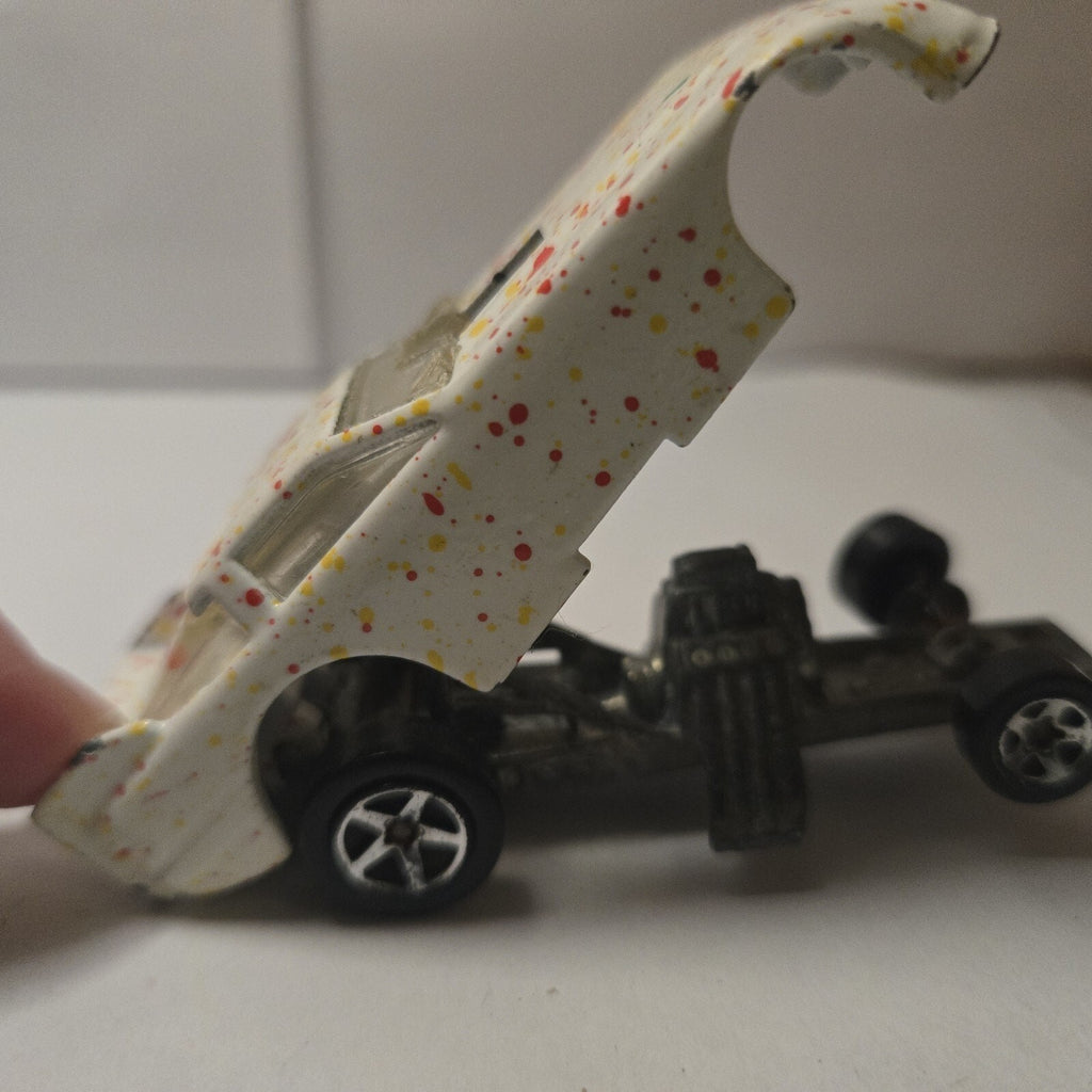 Hot Wheels 1977 Speckled Polka Dot Pontiac Drag Race Funny Car Diecast S6