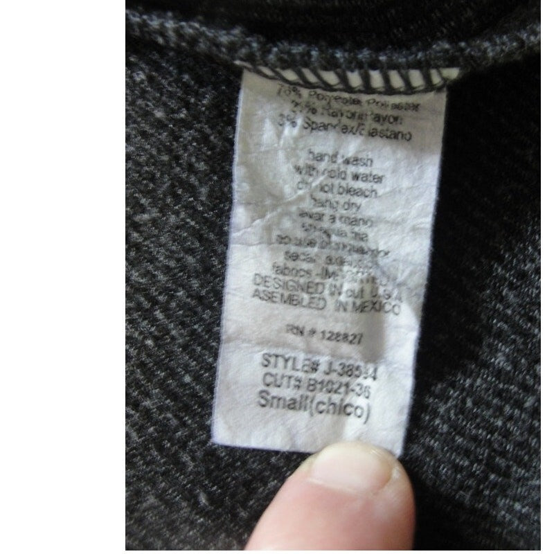 Dress up love people love clothes gray cardigan sweater size small