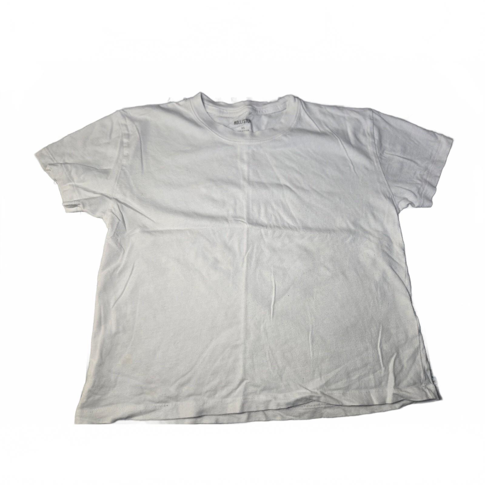 Hollister White Crew Neck T-Shirt Size xs