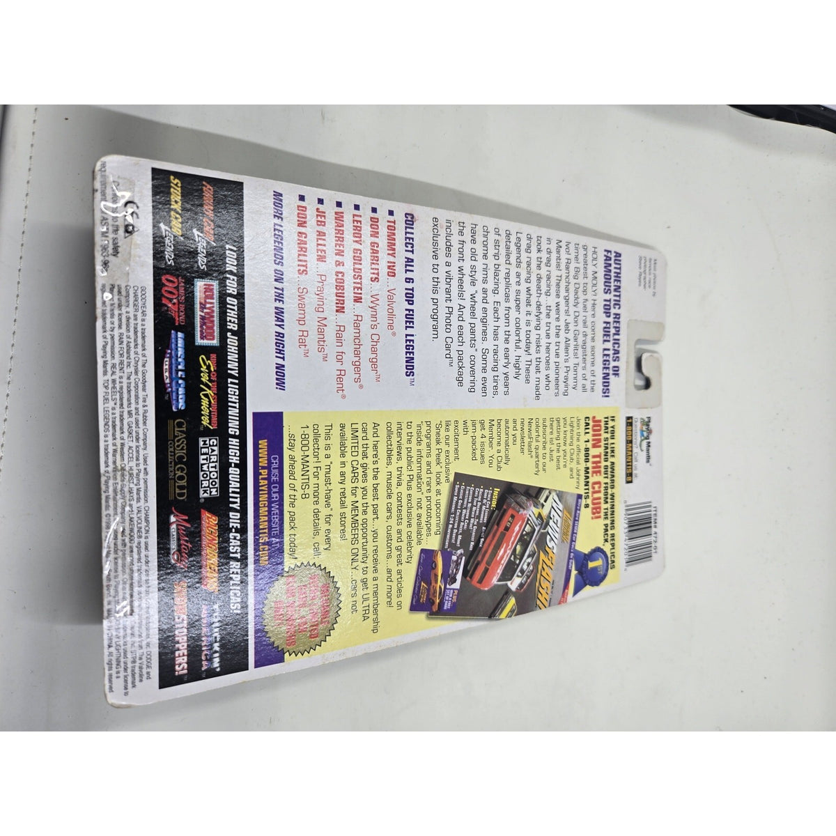 1999 Road Champs 'Attitude Racing' 1:64 Scale Die-Cast Collector's Edition Blisr
