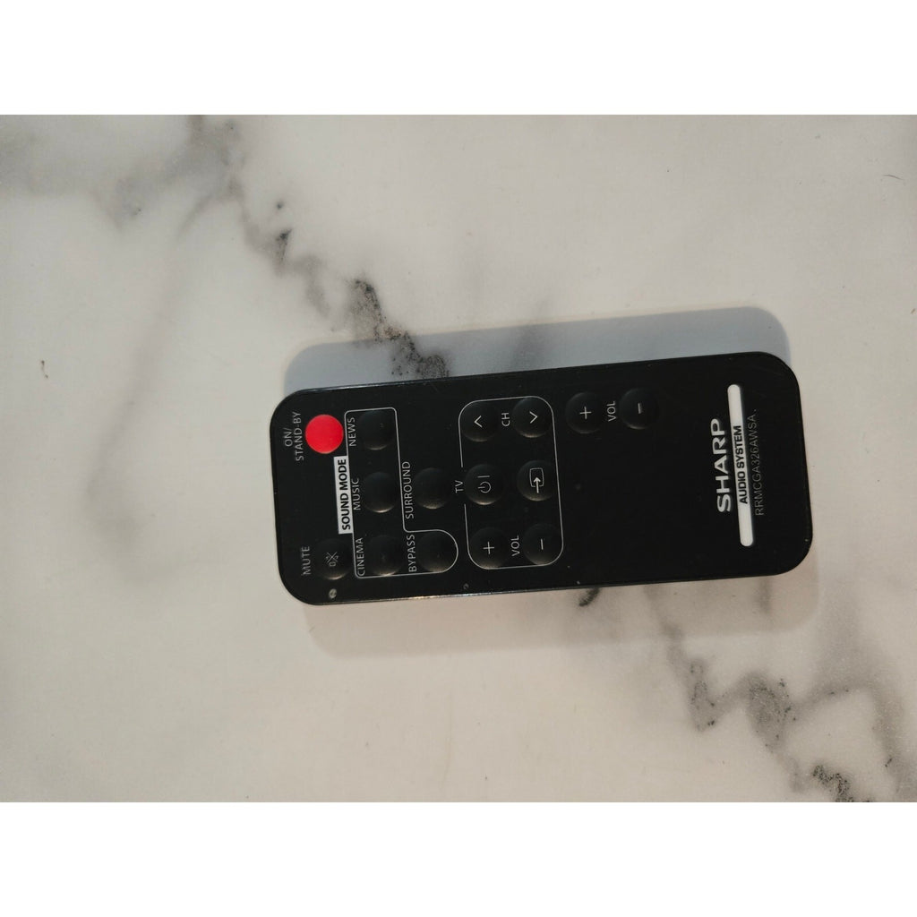 Genuine OEM Sharp RRMCGA326AWSA Audio System Replacement Remote Control