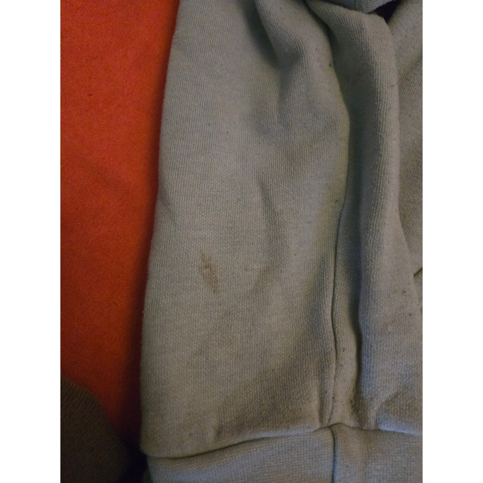 Under Armour Boys Gray Pullover Hoodie Youth Large Athletic Sweatshirt