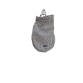 Vera Bradley Quilted Cotton Drawstring Cinch Backsack Backpack – Blue & White