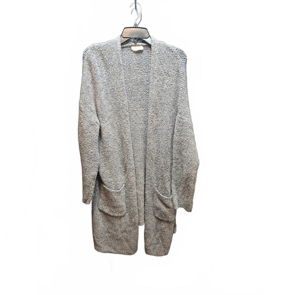 Dreamers Gray Fuzzy  Open Cardigan M/L