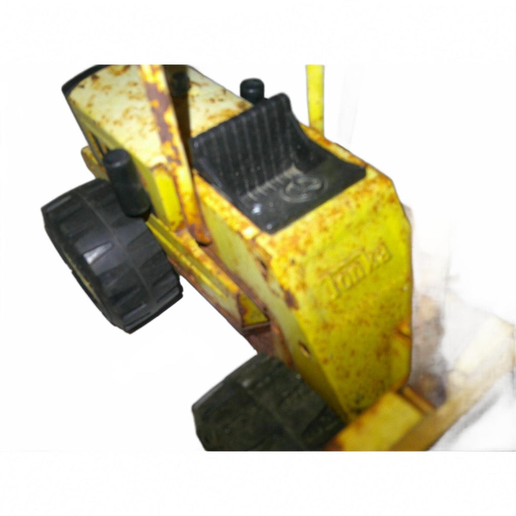 Vintage Tonka Pressed Steel Forklift Toy - Classic Yellow and Black Miniature