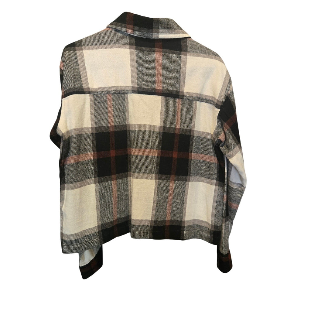 Beach Lunch Lounge Women's Plaid Button-Up Shirt, Multi-Color, Size Medium