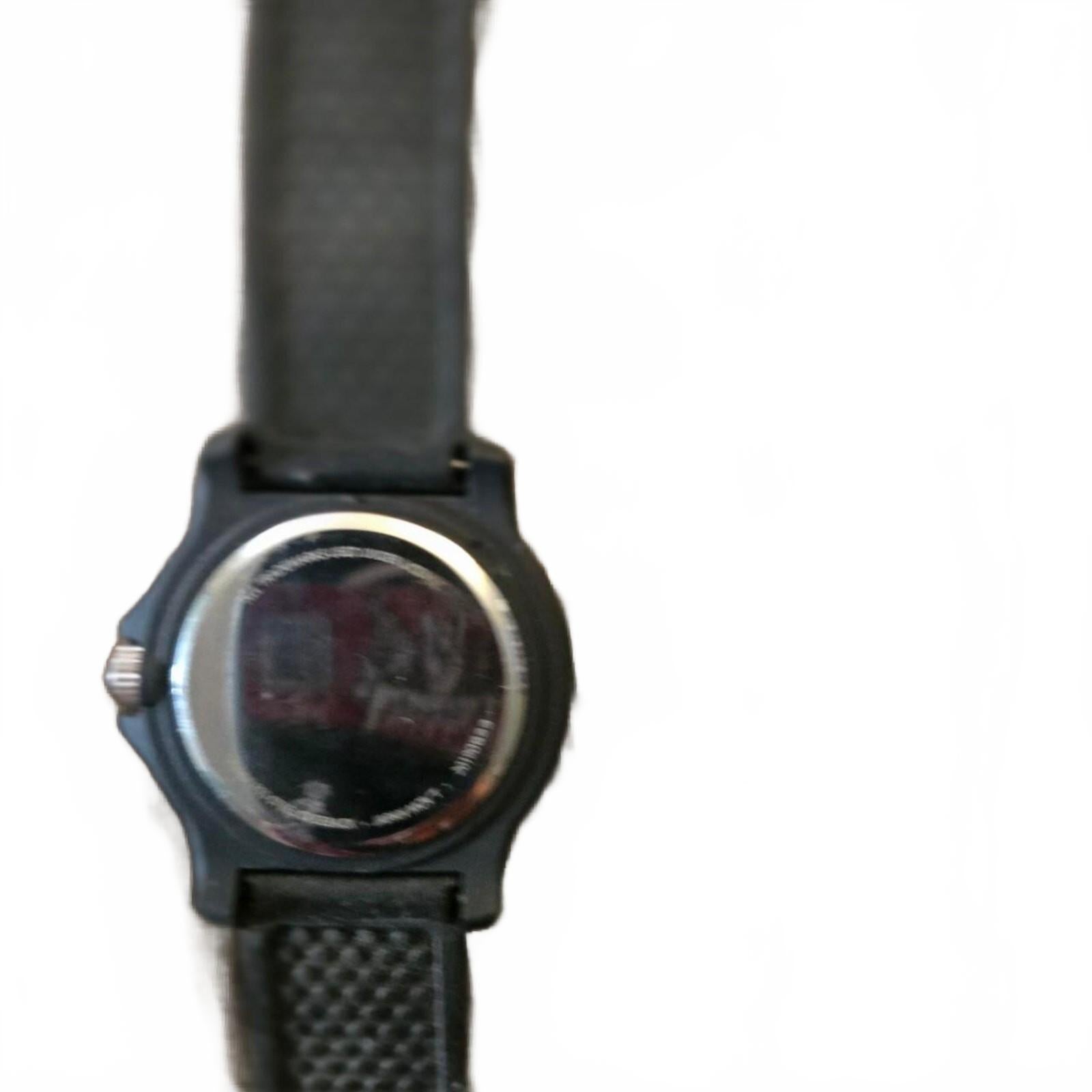 NFL Cincinnati Bengals Black Women's Watch with Team Logo, Good Condition
