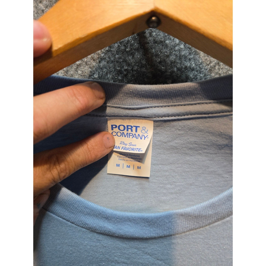 Vintage 1930 Birthday Graphic T-Shirt Gildan Light Blue Mens Medium Novelty MEd