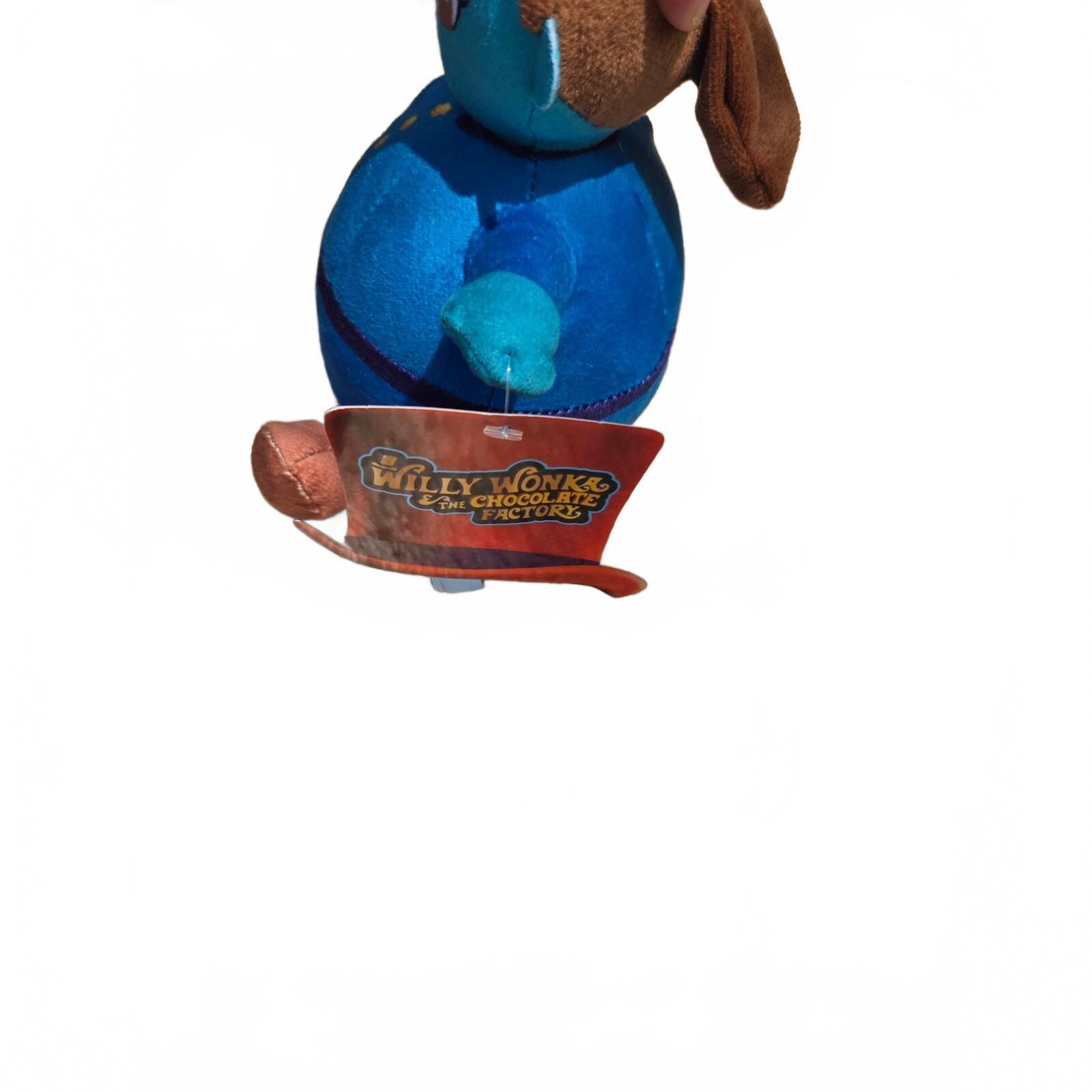 Willy Wonka & The Chocolate Factory Violet Beauregarde Blueberry 7" Plush  NWT
