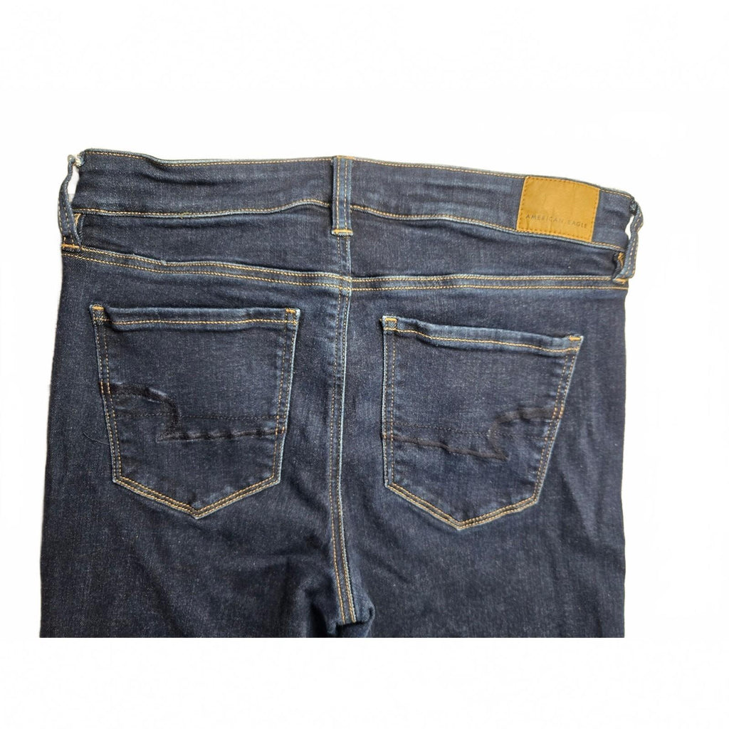 American Eagle Next Level High-Waisted Jegging for Women in Medium Vintage Wash