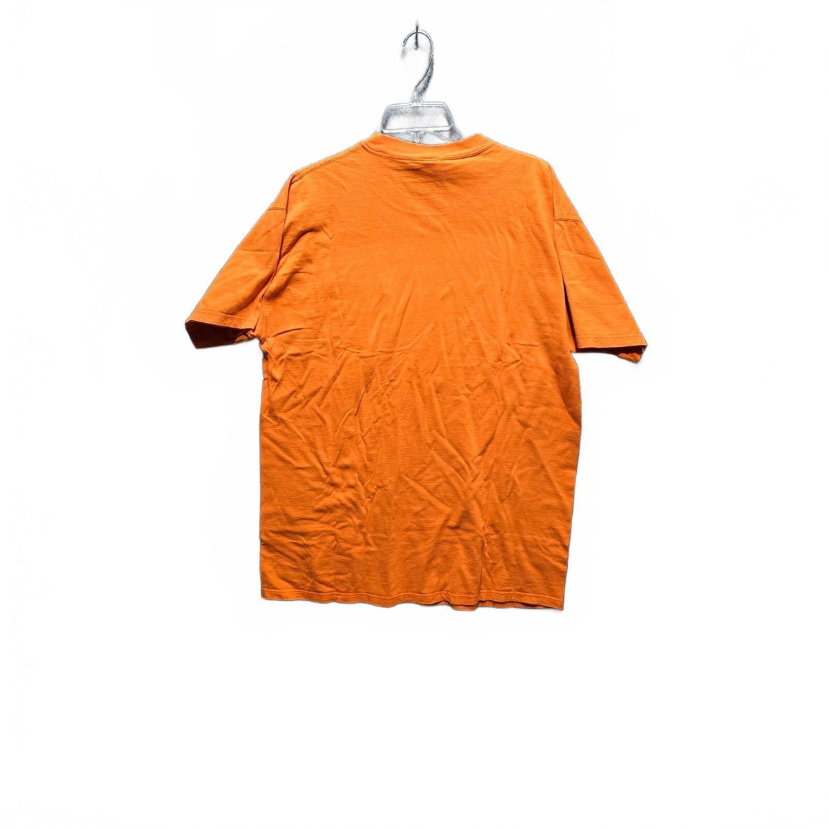 Vintage 90s Russell Athletic Orange Pocket T-Shirt XL Men's Short Sleeve