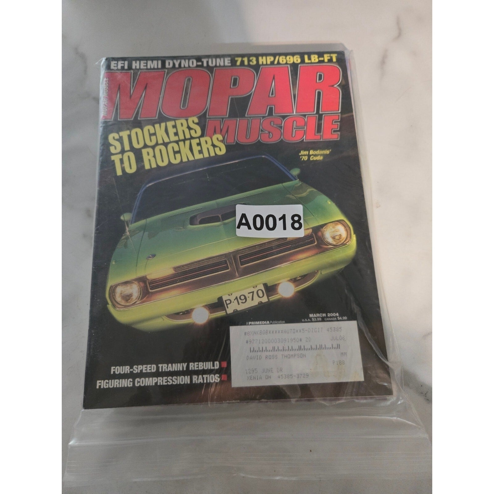 Mopar Muscle Magazine 7-Issue Collection (2003–2006 Vintage Lot)