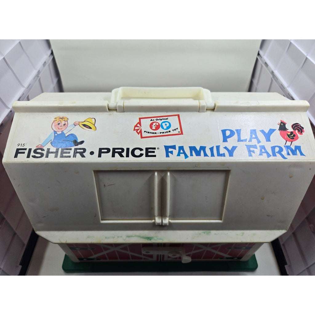 Vintage 1967 Fisher-Price Little People Play Family Farm Playset (Model #915)
