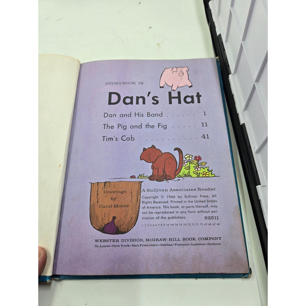 Vintage 1966 Dan's Hat Sullivan Storybook 1B Cynthia Dee Buchanan Hardcover