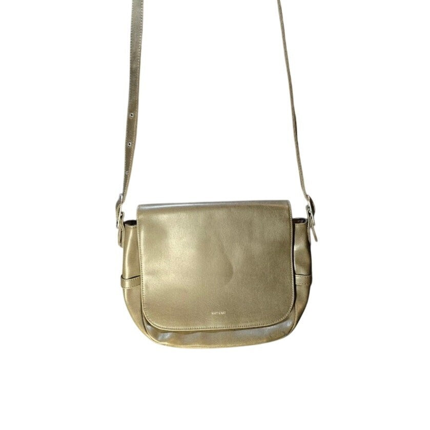 Matt & Nat Olive Green Tone Classic Front Flap Closure
