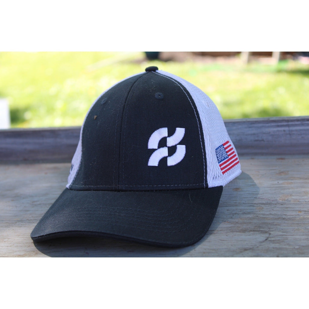 Ferguson Facilities Supply Strapback Trucker Hat Blue One Size Embroidered