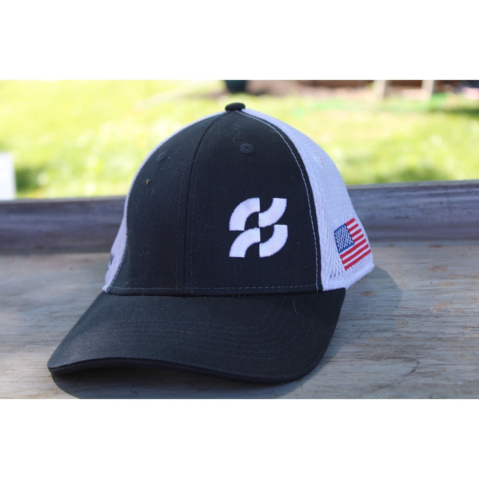 Ferguson Facilities Supply Strapback Trucker Hat Blue One Size Embroidered