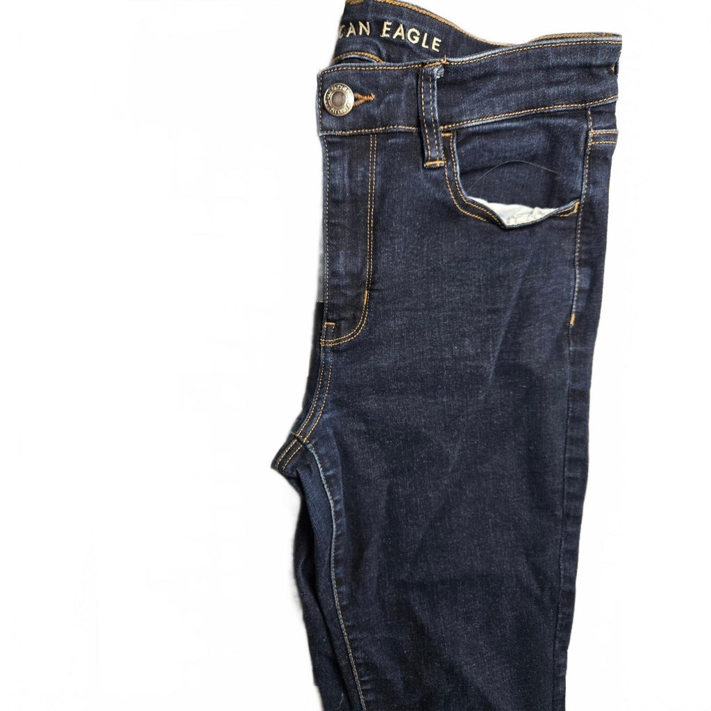 American Eagle Next Level High-Waisted Jegging for Women in Medium Vintage Wash