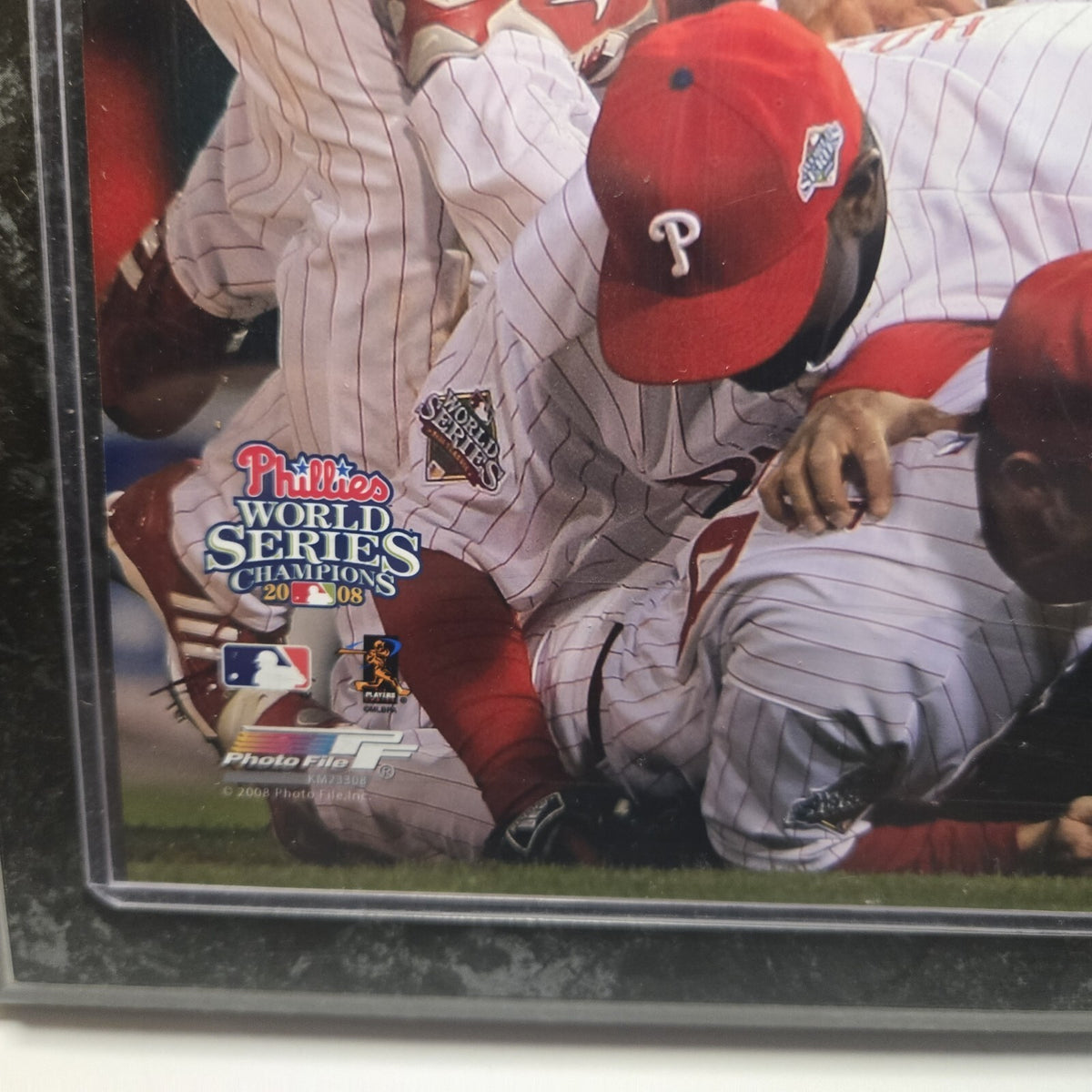 Philadelphia Phillies 2008 World Series Champions Commemorative Display with Aut