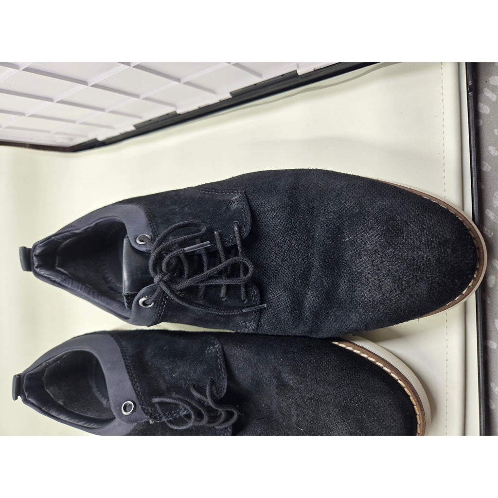 ALFANI Gregor Black Suede Casual Dress Shoes Mens Size 10 M