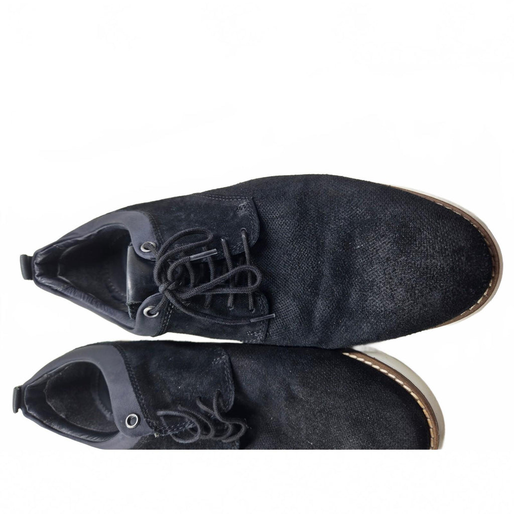 ALFANI Gregor Blue Suede Casual Dress Shoes Mens Size 10 M