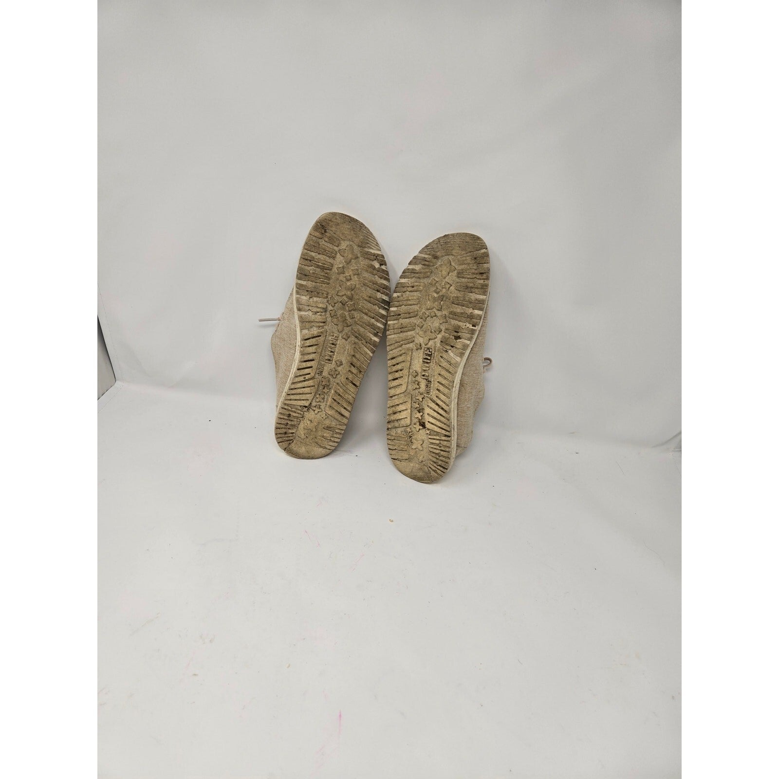 HEYDUDE Wendy Chambray White Nut Slip On Loafers Floral Lining Women's Size 9