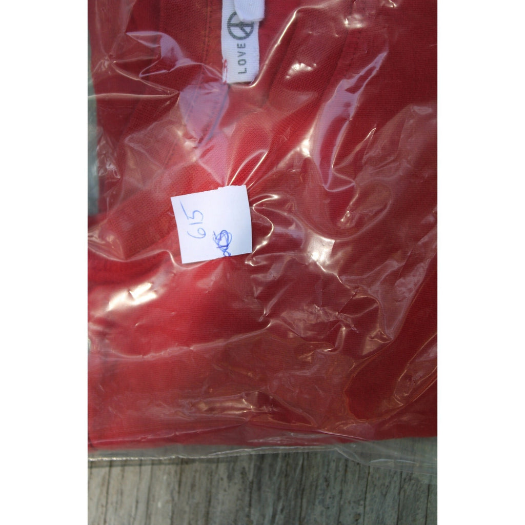 Red Formula Racing Crop Top T-shirt Size Large