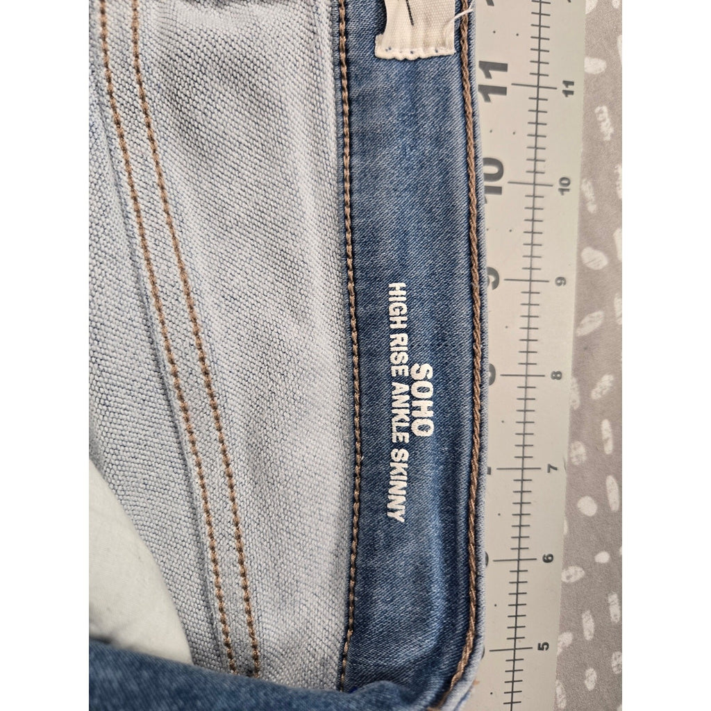 Nicole Miller SOHO High Rise Skinny Blue Denim Jeans - Size 9/10, Good Condition