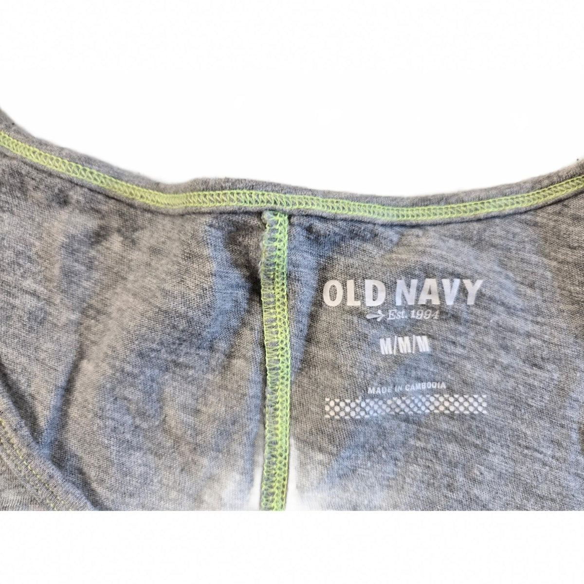 Old Navy Women's Medgray Solid  Neck Sleeveless Pullover Tank Top