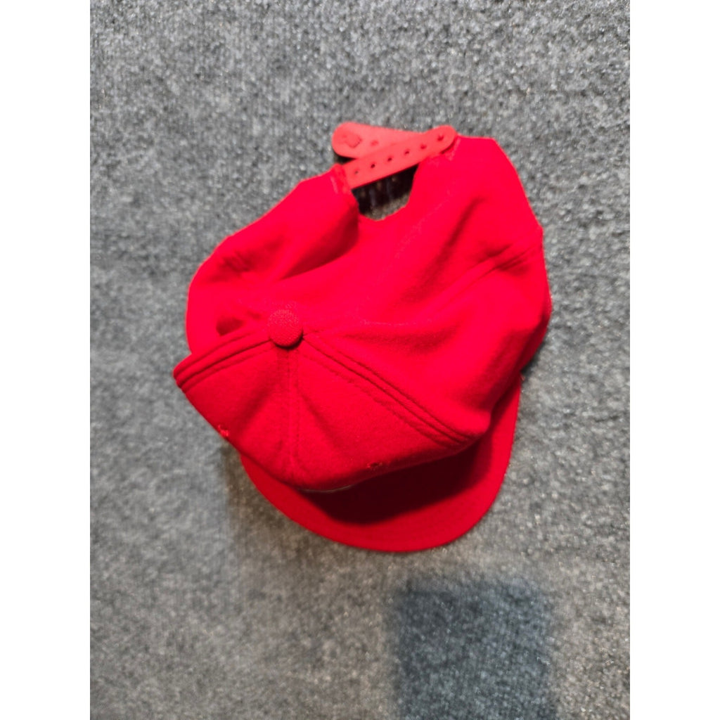 Vintage 1980s AJD Cincinnati Reds Red Mesh Trucker Hat Snapback Large