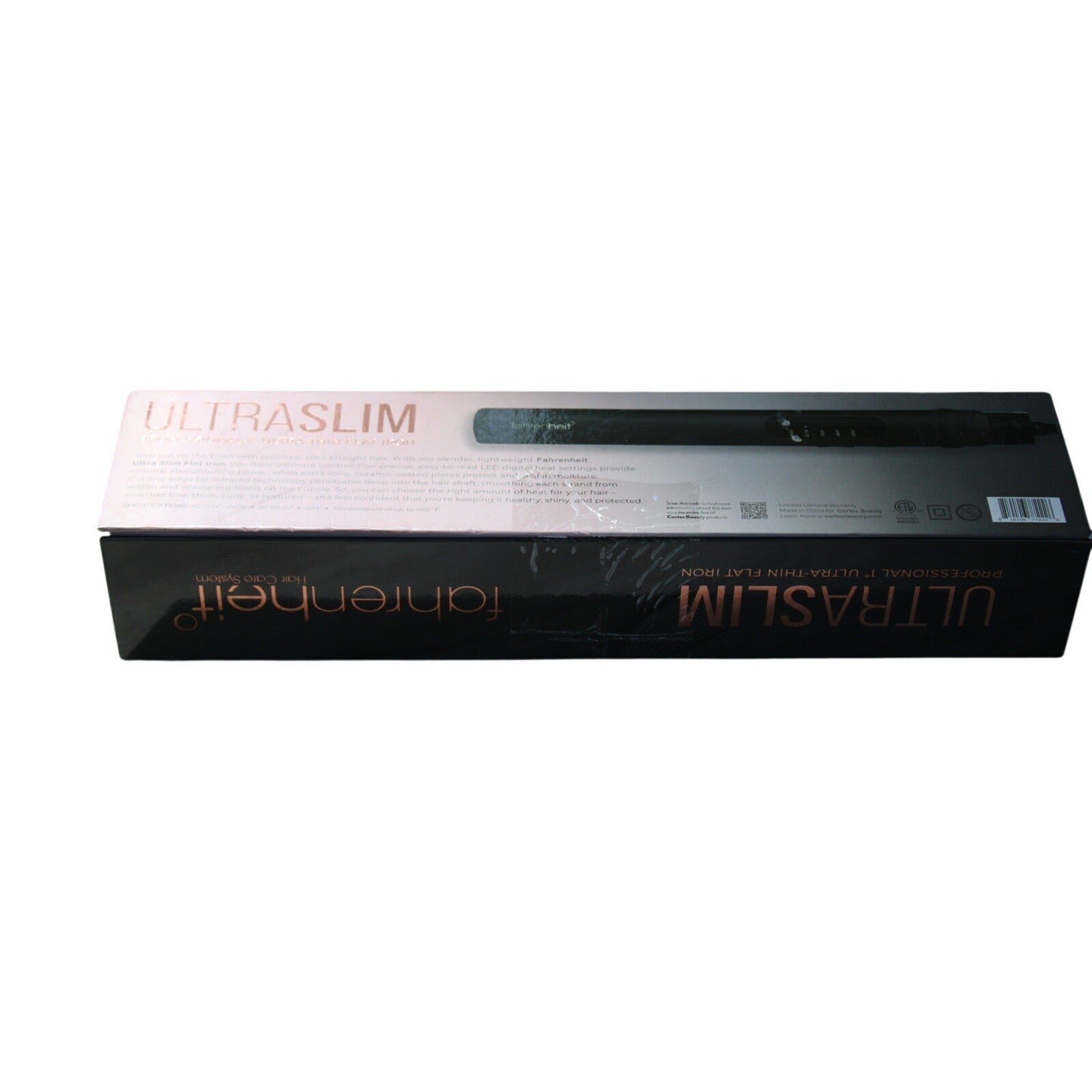 Fahrenheit Hair Care System UltraSlim Professional 1" Ultra-Thin Flat Iron