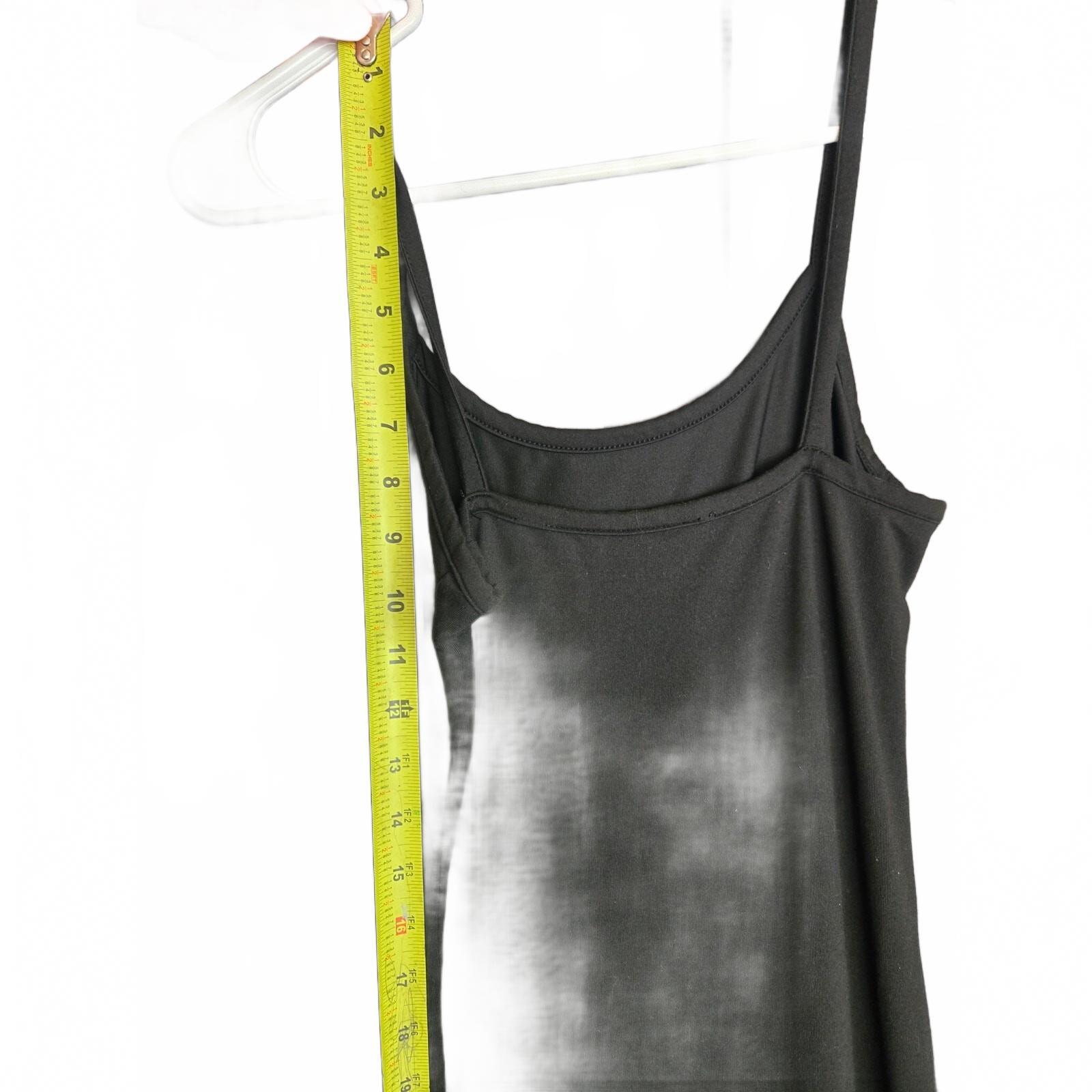Unbranded Black Long Maxi Dress with Adjustable Straps, Size Measured, Very Good