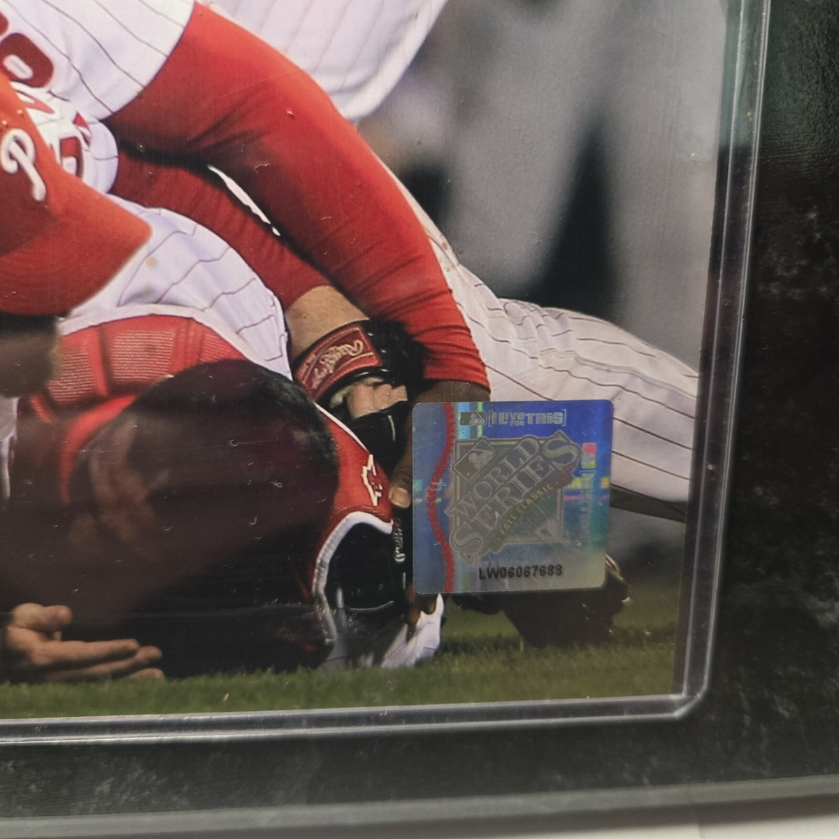 Philadelphia Phillies 2008 World Series Champions Commemorative Display with Aut