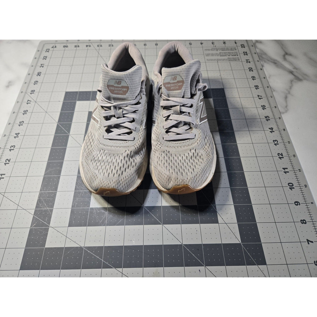 New Balance Womens Running Fresh Foam Arishi V2 Gray Running Shoes Sneakers SZ 7