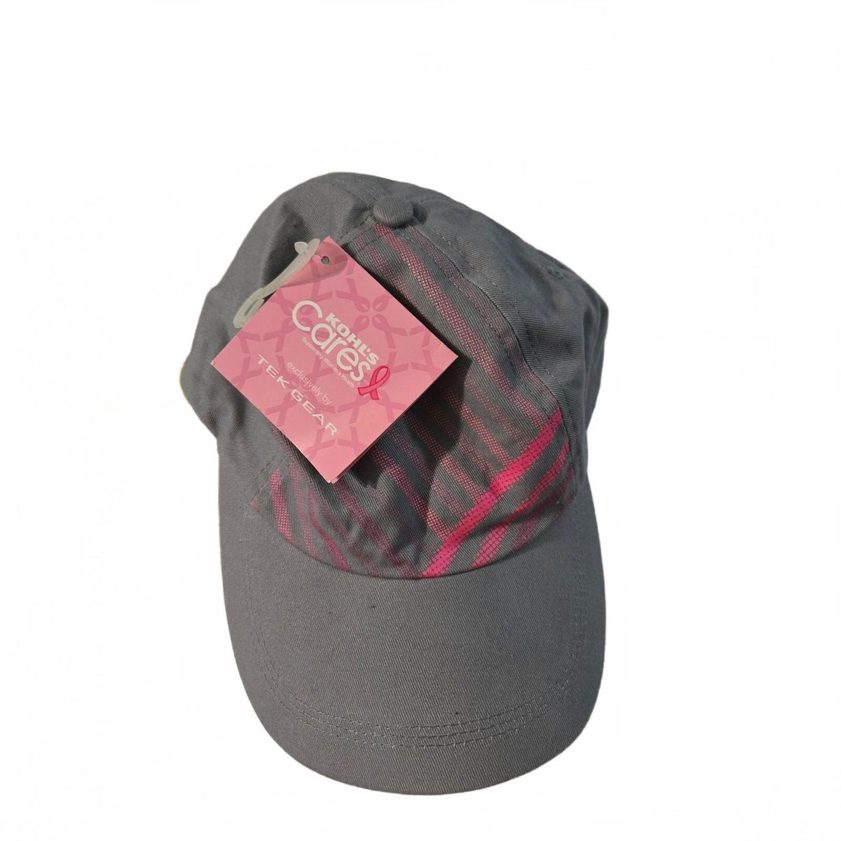 Tek Gear Women's Gray Breast Cancer Awareness Cap - New with Tags
