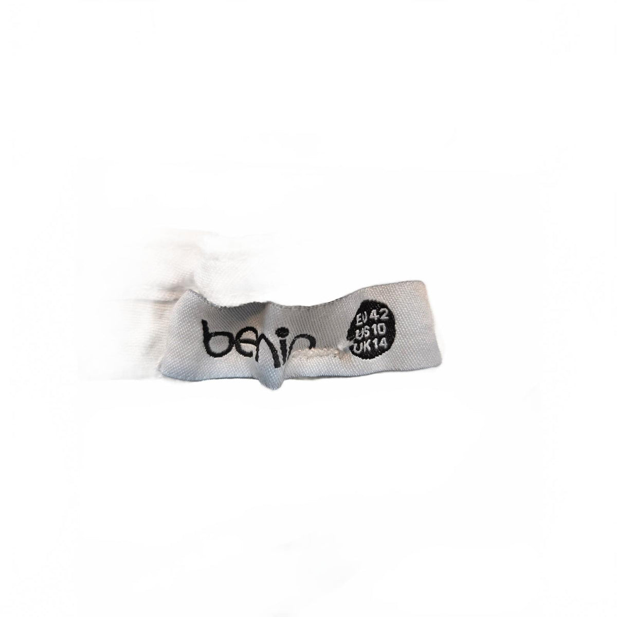 Benin White Paperbag Waist Pants EU 42 US 10 UK 14