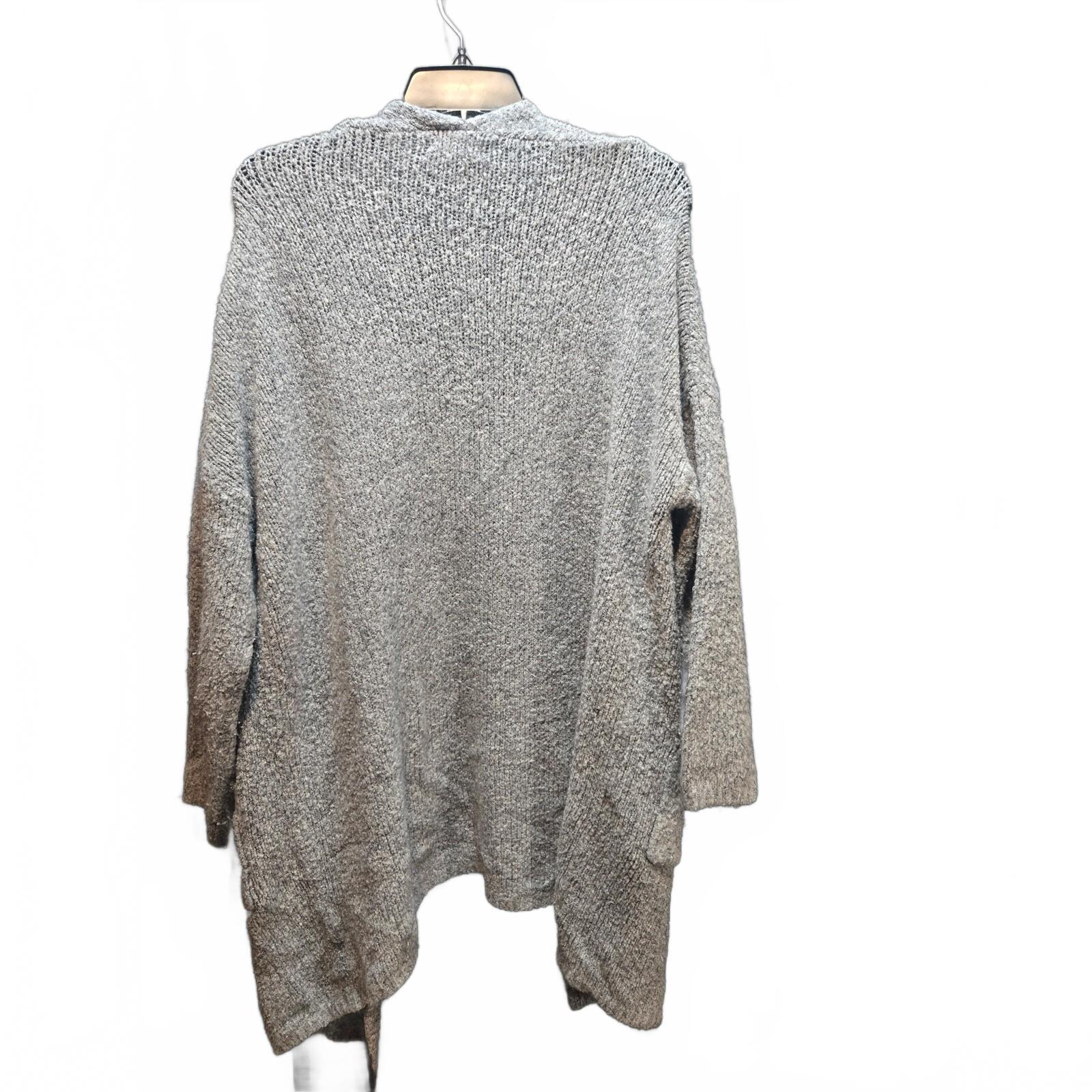 Dreamers Gray Fuzzy  Open Cardigan M/L