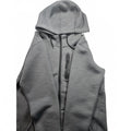 Nomad Men's Gray Tech Fleece Full Zip Hoodie with Chest Pocket, Size M