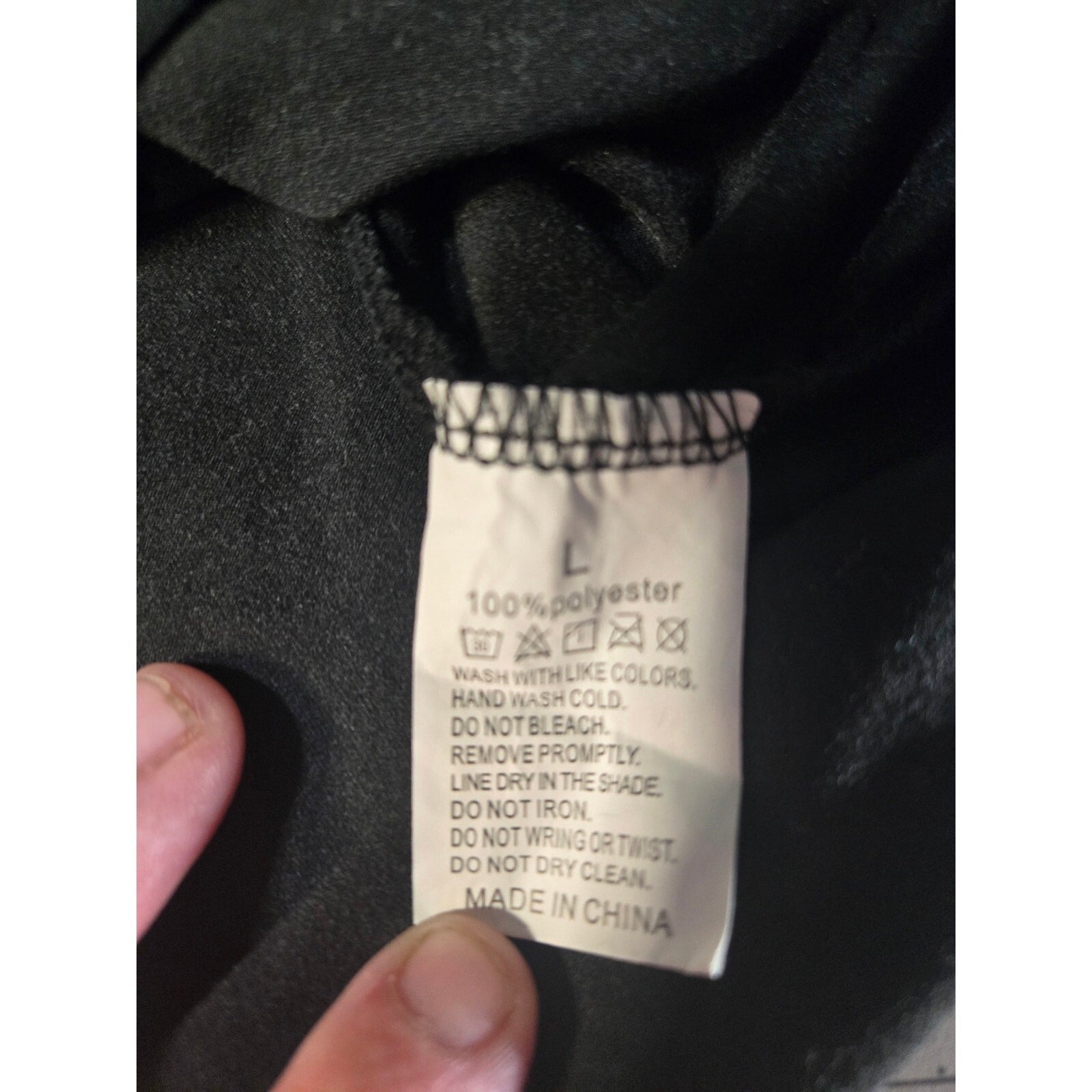 San Fransico 49ers Women's Long Sleeve Shirt Size Large Black Liners Cropped