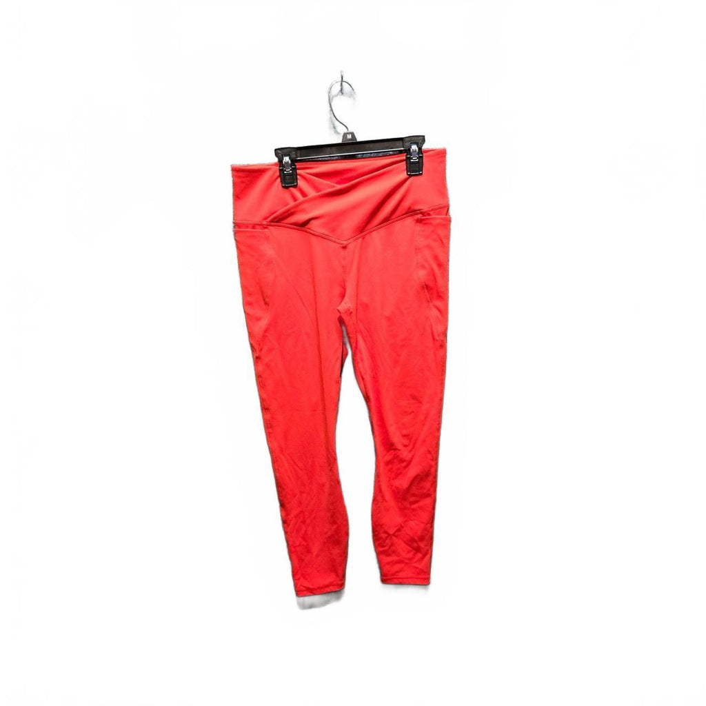 Fabletics PureLuxe Red High-Waisted Capri Leggings Medium