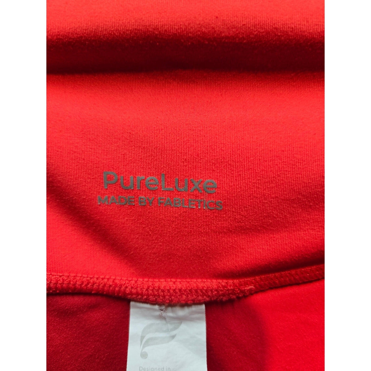 Fabletics PureLuxe Red Leggings Size Medium