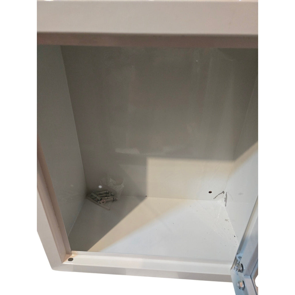 Wall-Mounted AED Cabinet with Lock and Clear Window