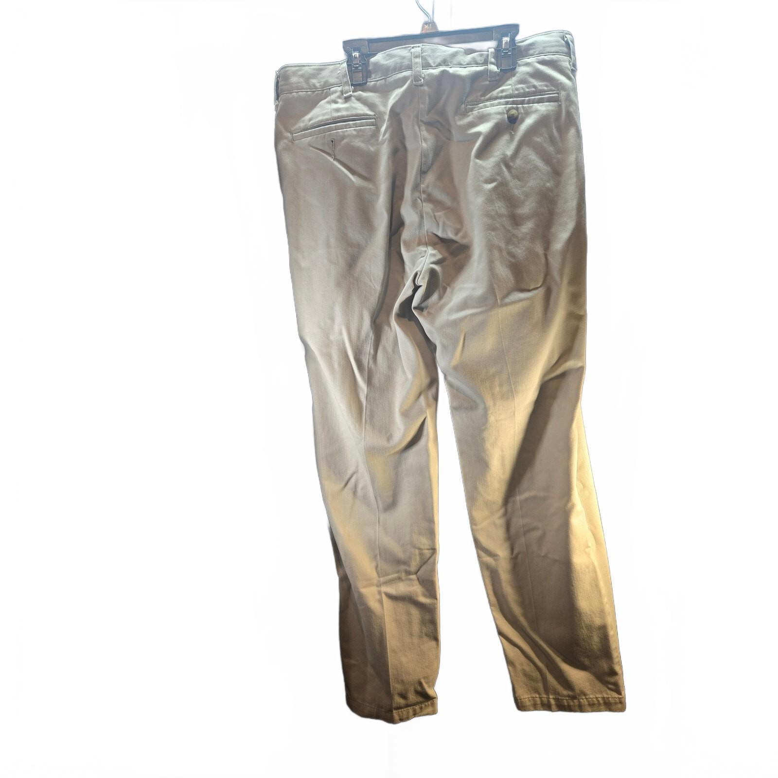 Dockers Signature Beige Classic Fit Khaki Chino Pants Size 34x32