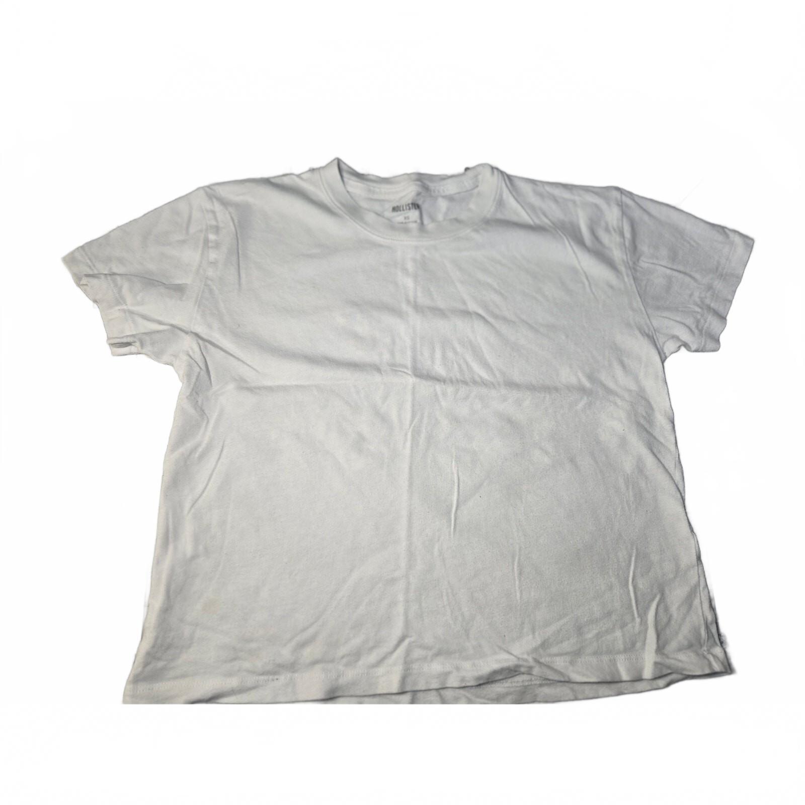Hollister White Crew Neck T-Shirt Size xs