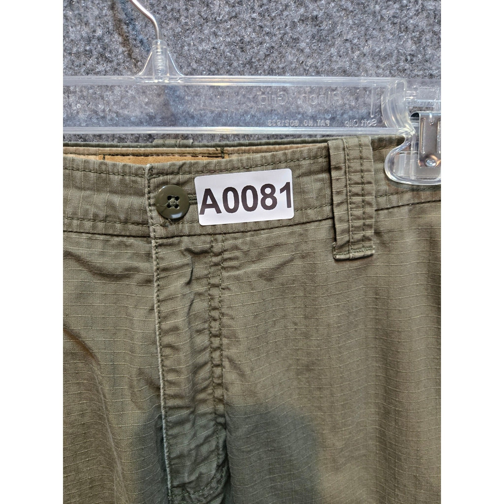 Clearwater Outfitters Men's Size 34 Olive Green Shorts 100% Cotton